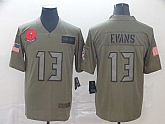 Nike Buccaneers 13 Mike Evans 2019 Olive Salute To Service Limited Jersey,baseball caps,new era cap wholesale,wholesale hats